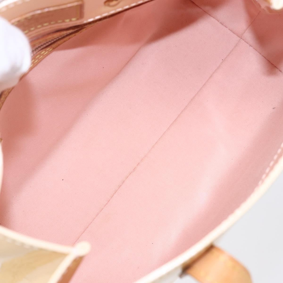 Louis Vuitton Reade Handbag Monogram Vernis Beige Patent_Leather Handbag (Pre-Owned)