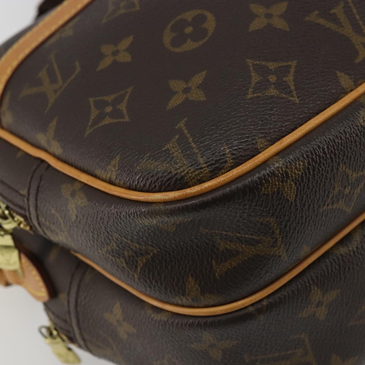 Louis Vuitton Reporter Bag Monogram Canvas Brown Canvas Shoulder Bag Bag (Pre-Owned)