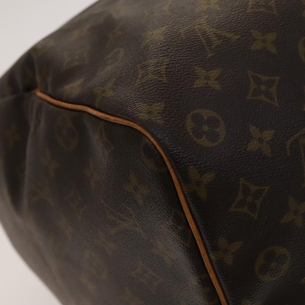 Louis Vuitton Keepall Bag Monogram Canvas Brown Canvas Travel Bag Bag (Pre-Owned)
