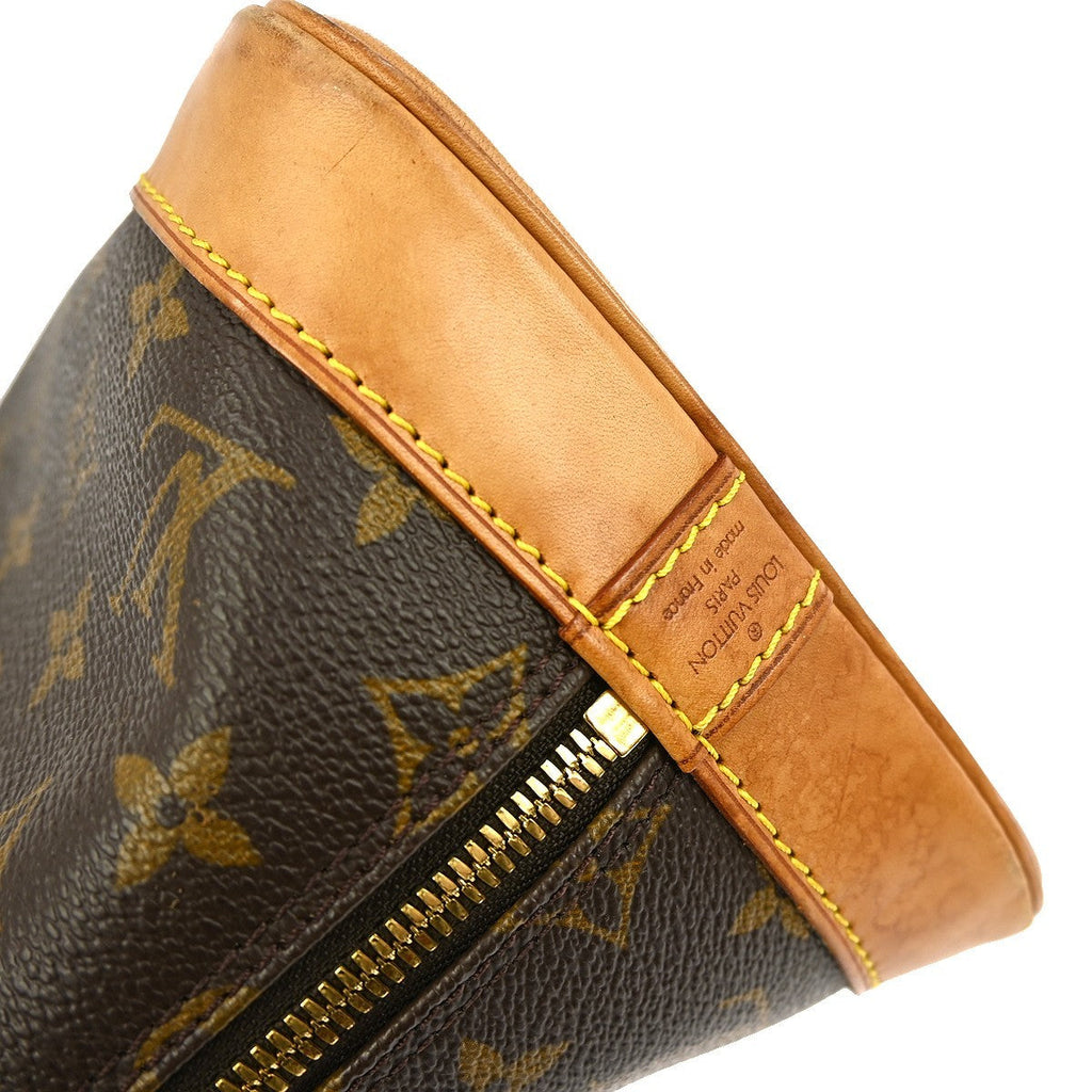 Louis Vuitton Alma Handbag Monogram Canvas Brown Canvas Handbag (Pre-Owned)