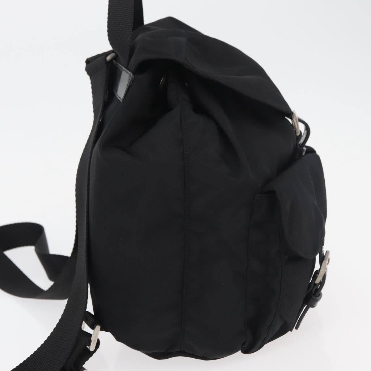 Prada Sac À Dos Re-Nylon Nylon Black Nylon Backpack Bag (Pre-Owned)