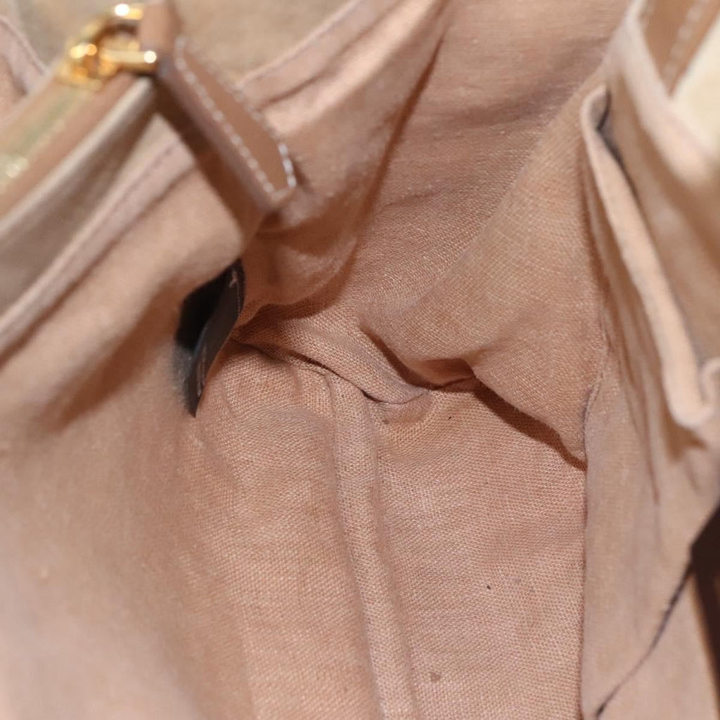 Fendi 2Jours Bag Canvas Beige Canvas Tote Bag Bag (Pre-Owned)