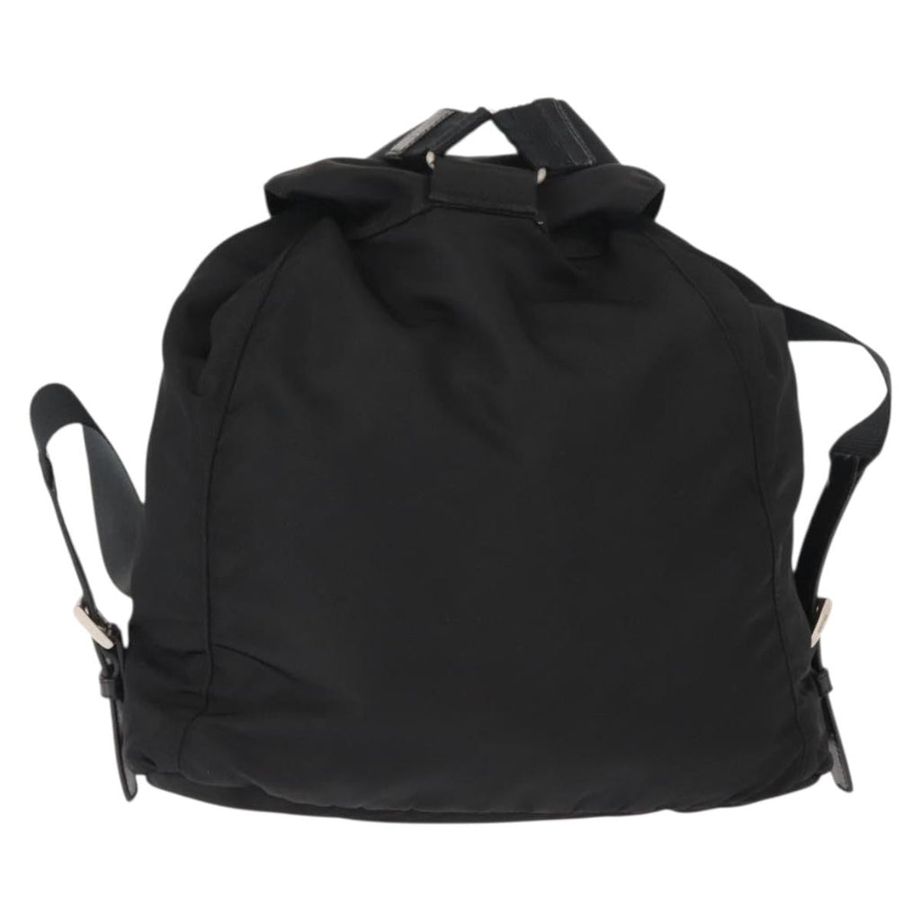 Prada Front Pocket Backpack Tessuto Black Nylon Backpack Bag (Pre-Owned)