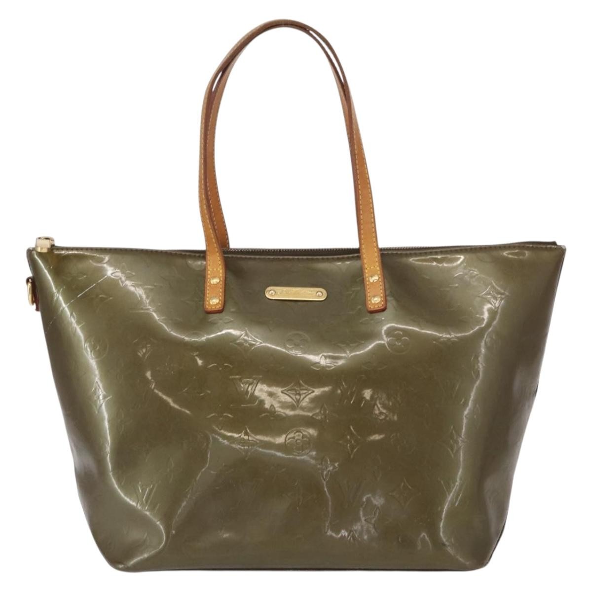 Louis Vuitton Bellevue Handbag Monogram Vernis Brown Patent_Leather Tote Bag Bag (Pre-Owned)