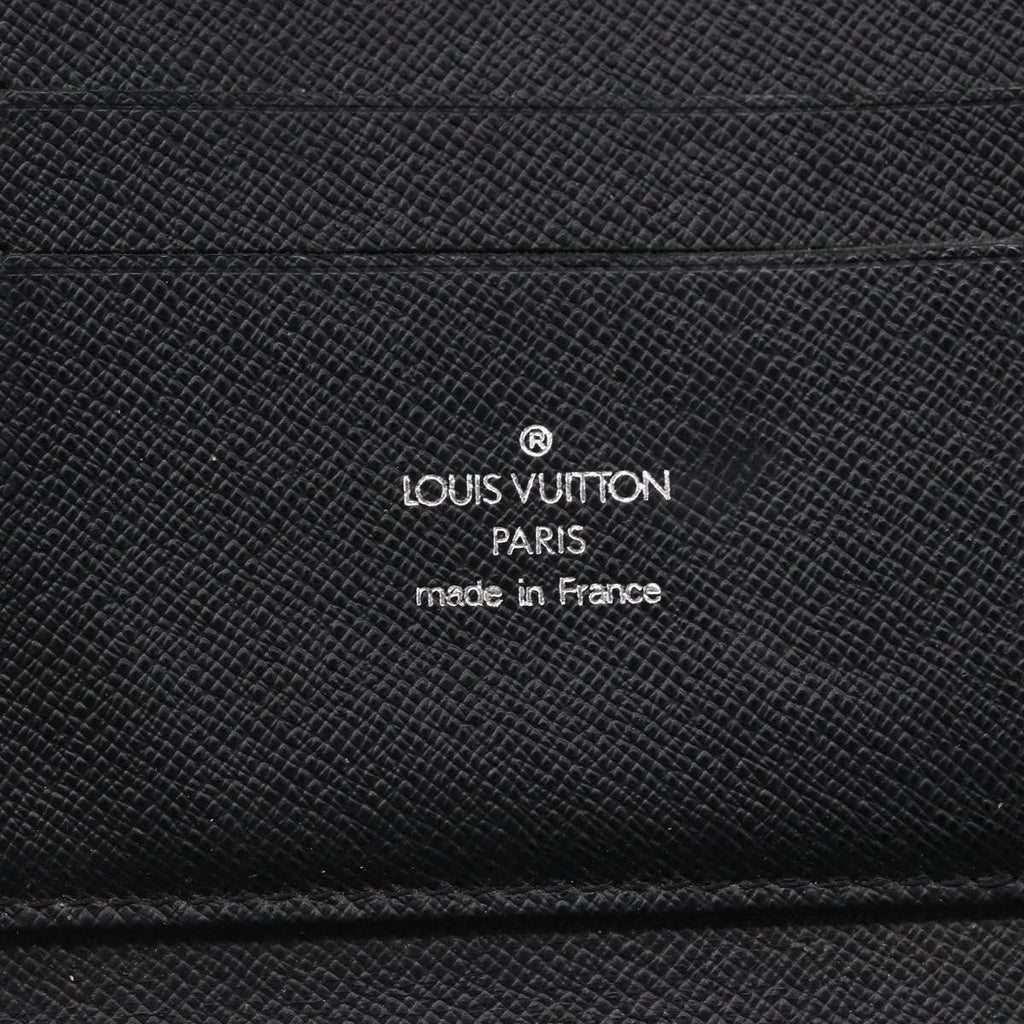 Louis Vuitton Organizer De Voyage Travel Wallet Leather Black Leather Wallets Accessory (Pre-Owned)