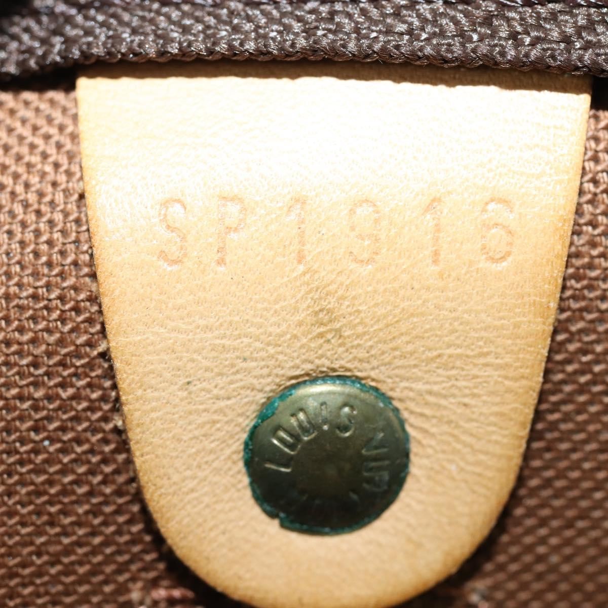 Louis Vuitton Keepall Bag Monogram Canvas Brown Canvas Travel Bag Bag (Pre-Owned)