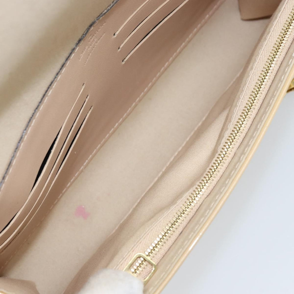 Louis Vuitton Ana Bag Monogram Vernis Yellow Patent_Leather Clutche & Pouche Bag (Pre-Owned)