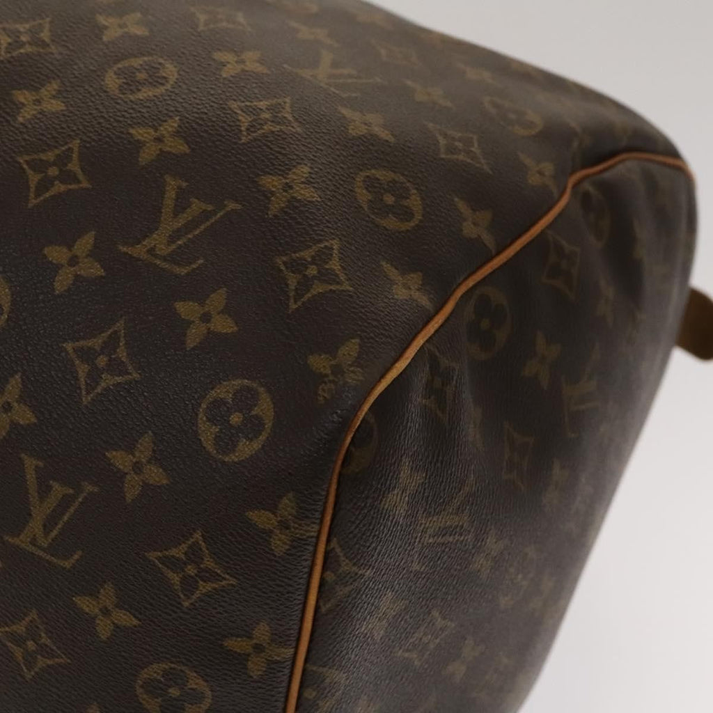 Louis Vuitton Keepall Bag Monogram Canvas Brown Canvas Travel Bag Bag (Pre-Owned)