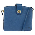 Louis Vuitton Capucines Shoulder Bag Epi Leather Blue Leather Shoulder Bag Bag (Pre-Owned)