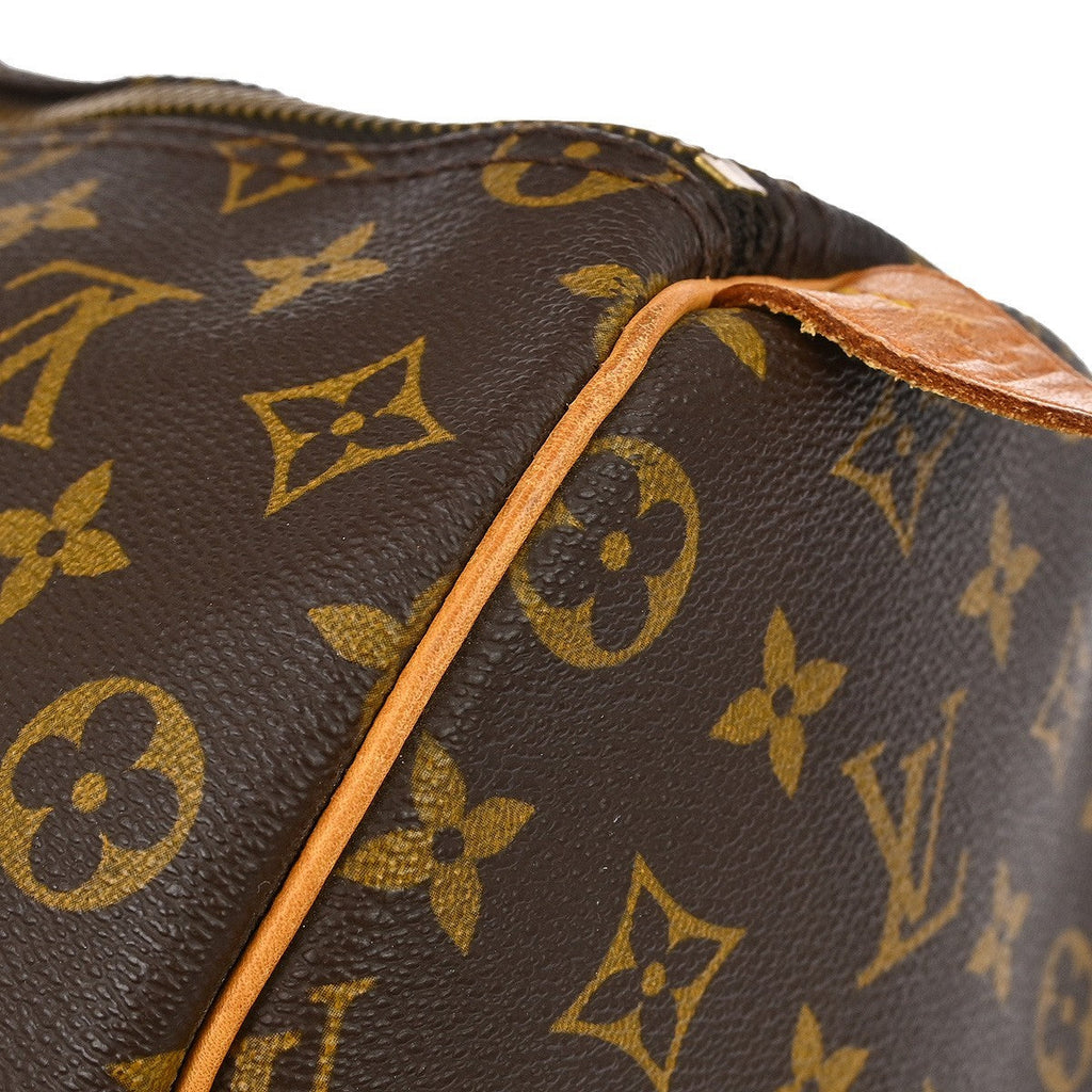 Louis Vuitton Keepall Bag Monogram Canvas Brown Canvas Travel Bag Bag (Pre-Owned)