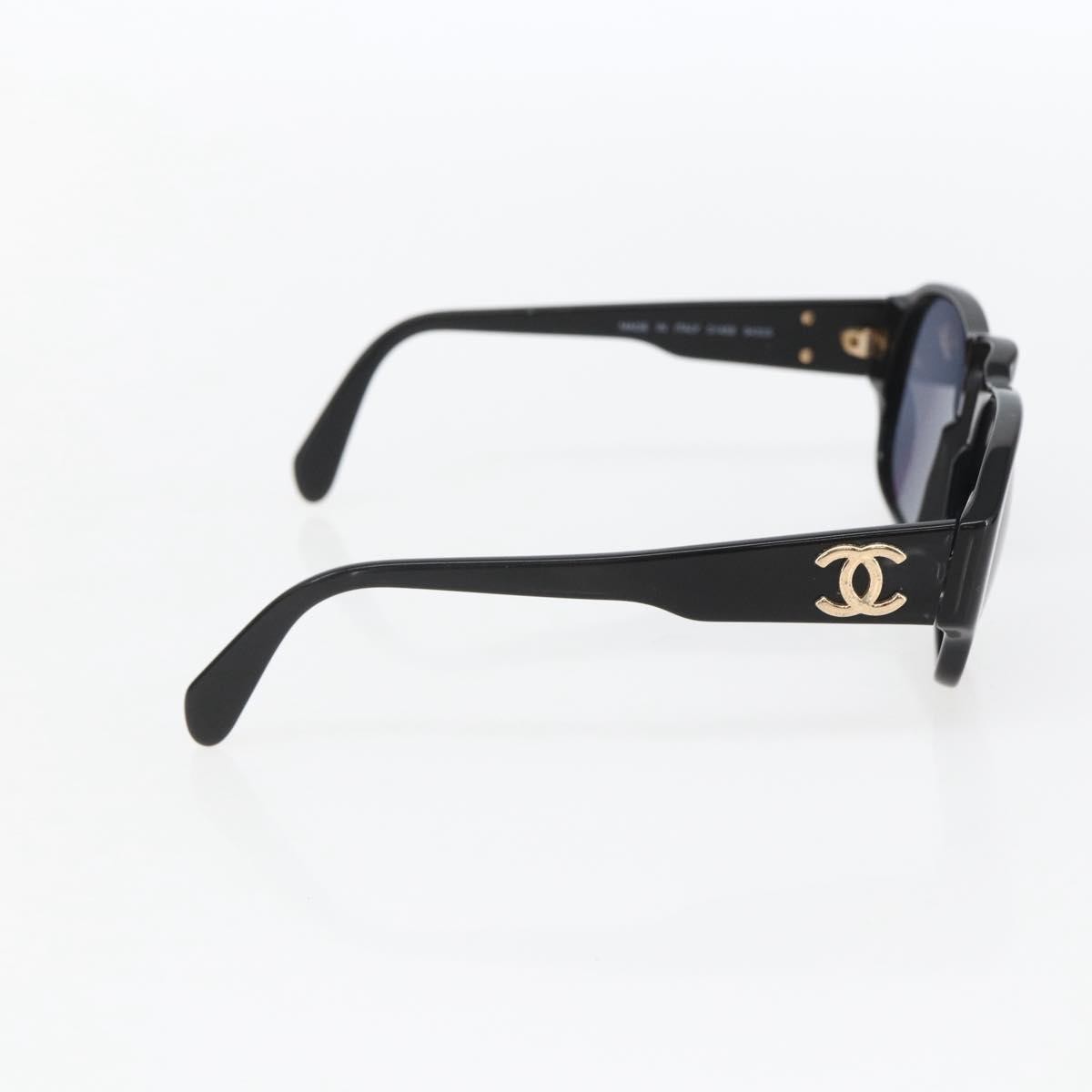 Chanel Logo Cc Sunglasses Plastic Black Plastic Sunglasse Accessory (Pre-Owned)