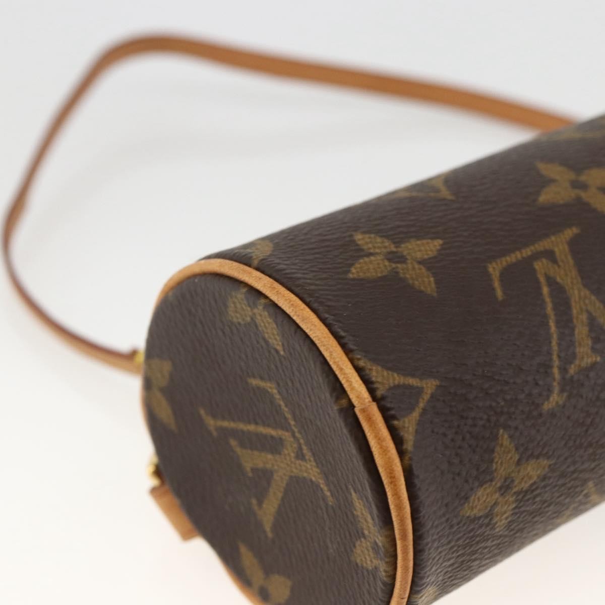 Louis Vuitton Papillon Pochette Monogram Canvas Brown Canvas Clutche & Pouche Bag (Pre-Owned)