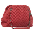 Chanel Matelasse Chain Shoulder Bag Leather Pink Leather Handbag (Pre-Owned)