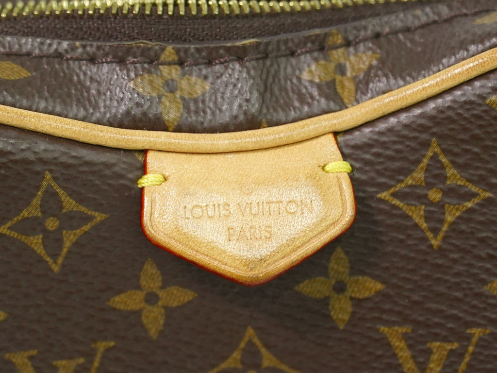 Louis Vuitton Croissant Handbag Monogram Canvas Brown Canvas Shoulder Bag Bag (Pre-Owned)