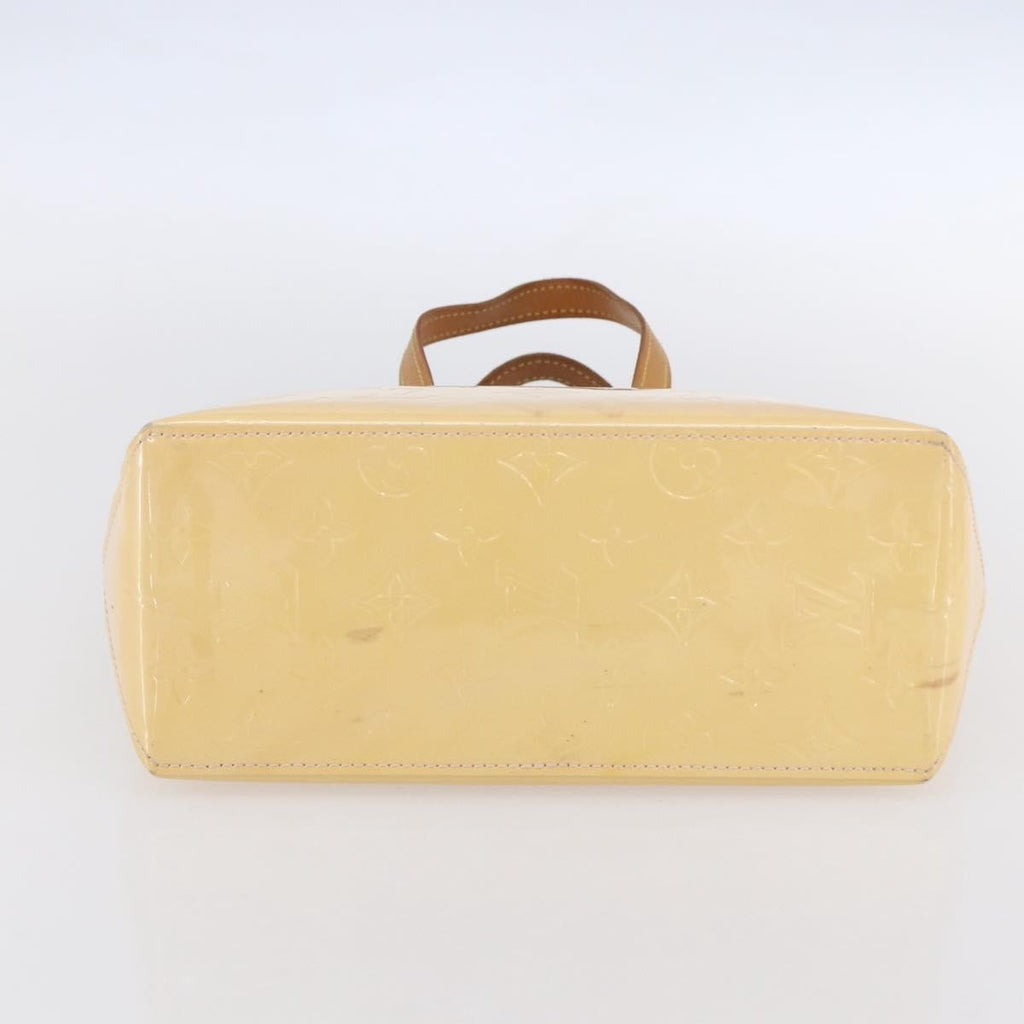 Louis Vuitton Reade Handbag Monogram Vernis Beige Patent_Leather Handbag (Pre-Owned)