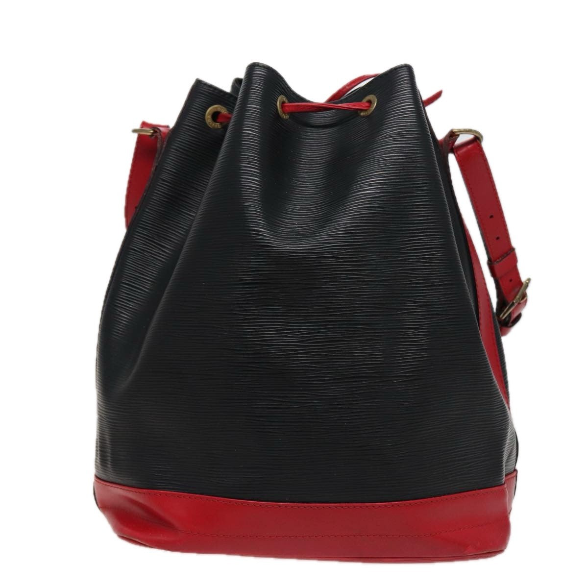 Louis Vuitton Bicolor Noe Handbag Epi Leather Black Leather Shoulder Bag Bag (Pre-Owned)