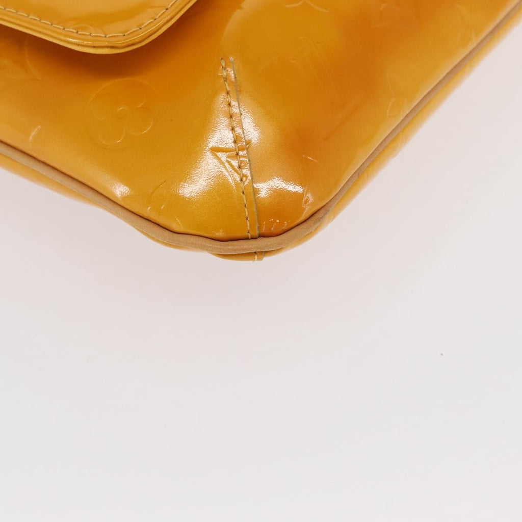 Louis Vuitton Thompson Street Handbag Monogram Vernis Yellow Patent_Leather Shoulder Bag Bag (Pre-Owned)