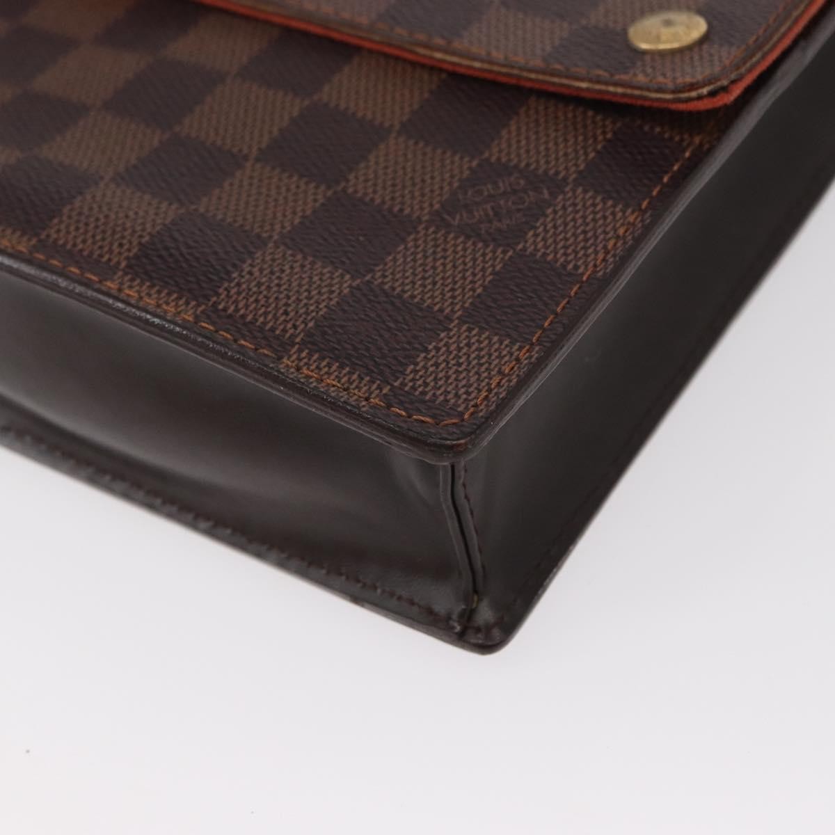 Louis Vuitton Portobello Messenger Damier Brown Canvas Shoulder Bag Bag (Pre-Owned)