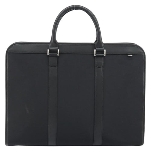 Burberry Black Label Business Bag Nylon Black Nylon Handbag (Pre-Owned)