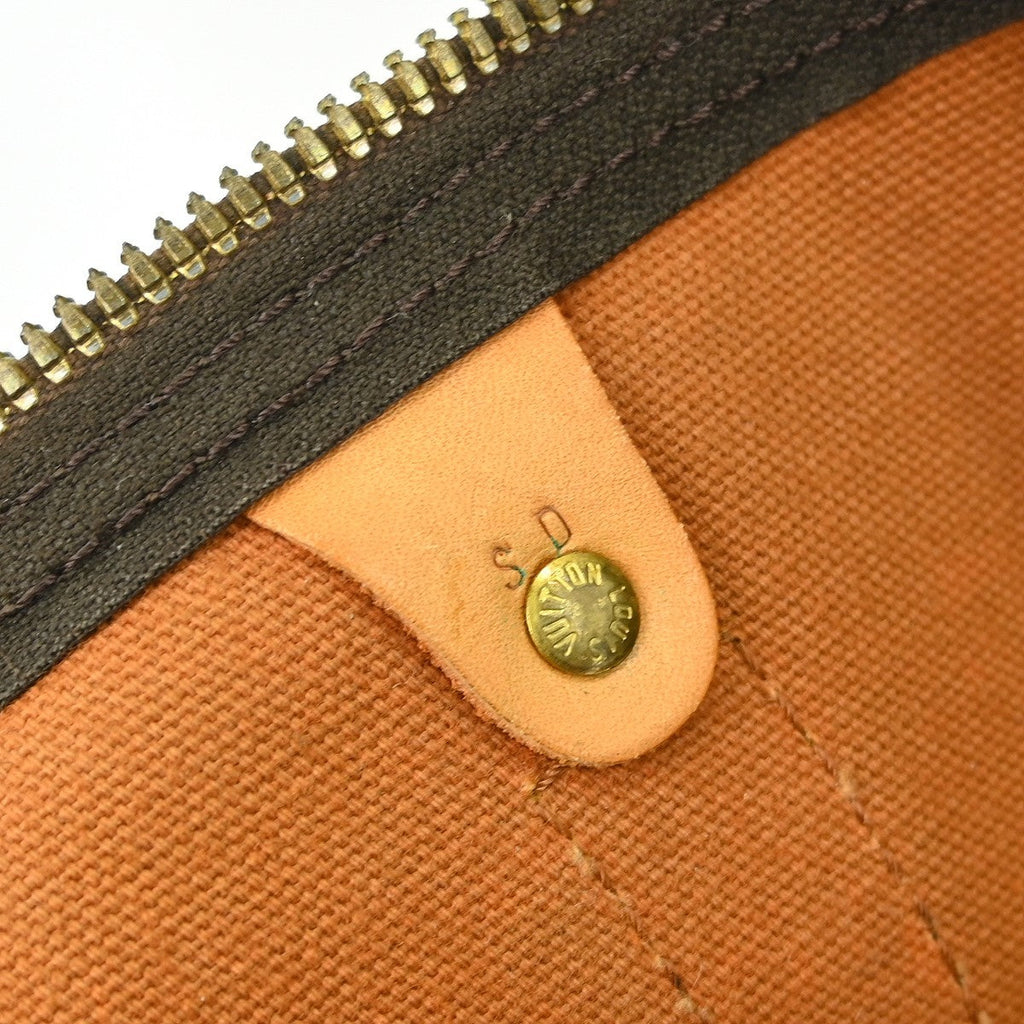 Louis Vuitton Keepall Bag Monogram Canvas Brown Canvas Travel Bag Bag (Pre-Owned)