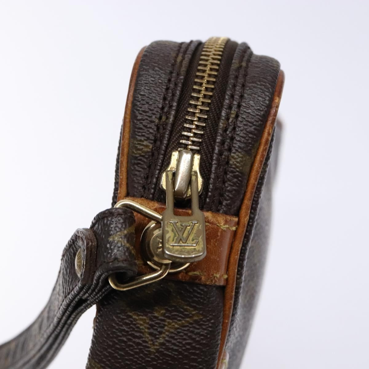Louis Vuitton Marly Dragonne Clutch Monogram Canvas Brown Canvas Clutche & Pouche Bag (Pre-Owned)