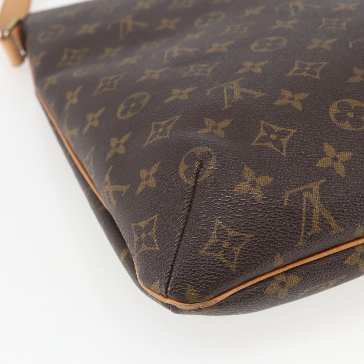 Louis Vuitton Musette Salsa Handbag Monogram Canvas Brown Canvas Shoulder Bag Bag (Pre-Owned)
