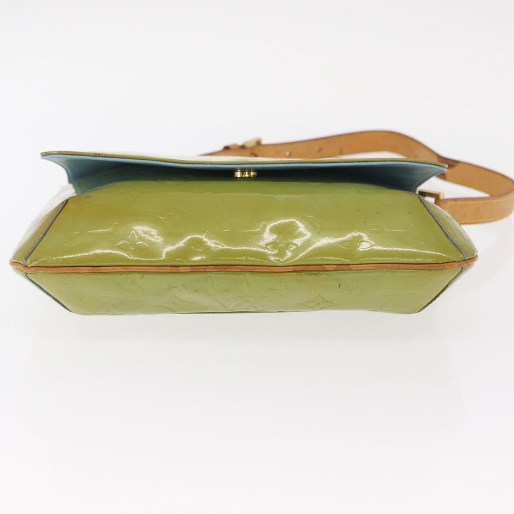 Louis Vuitton Thompson Street Handbag Monogram Vernis Blue Patent_Leather Shoulder Bag Bag (Pre-Owned)