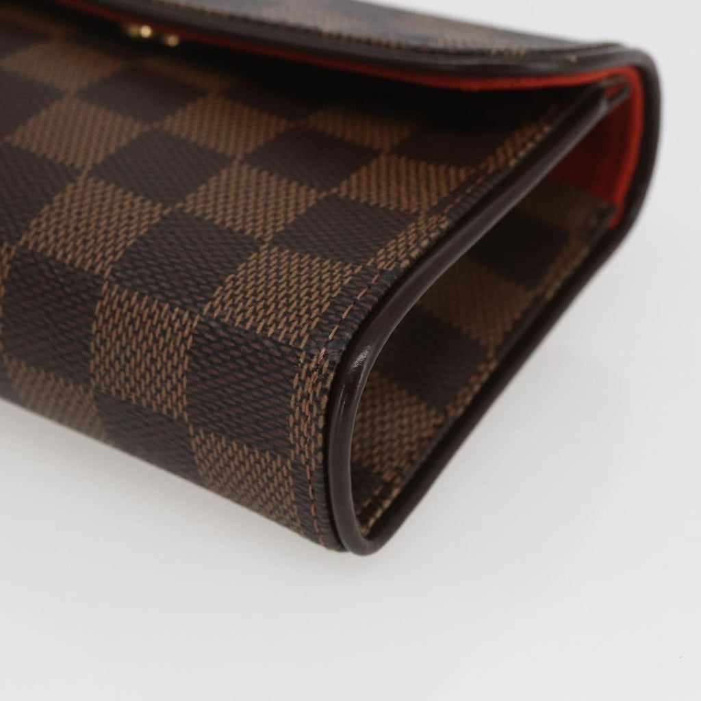Louis Vuitton Florentine Waist Bag Damier Canvas Brown Canvas Clutche & Pouche Bag (Pre-Owned)