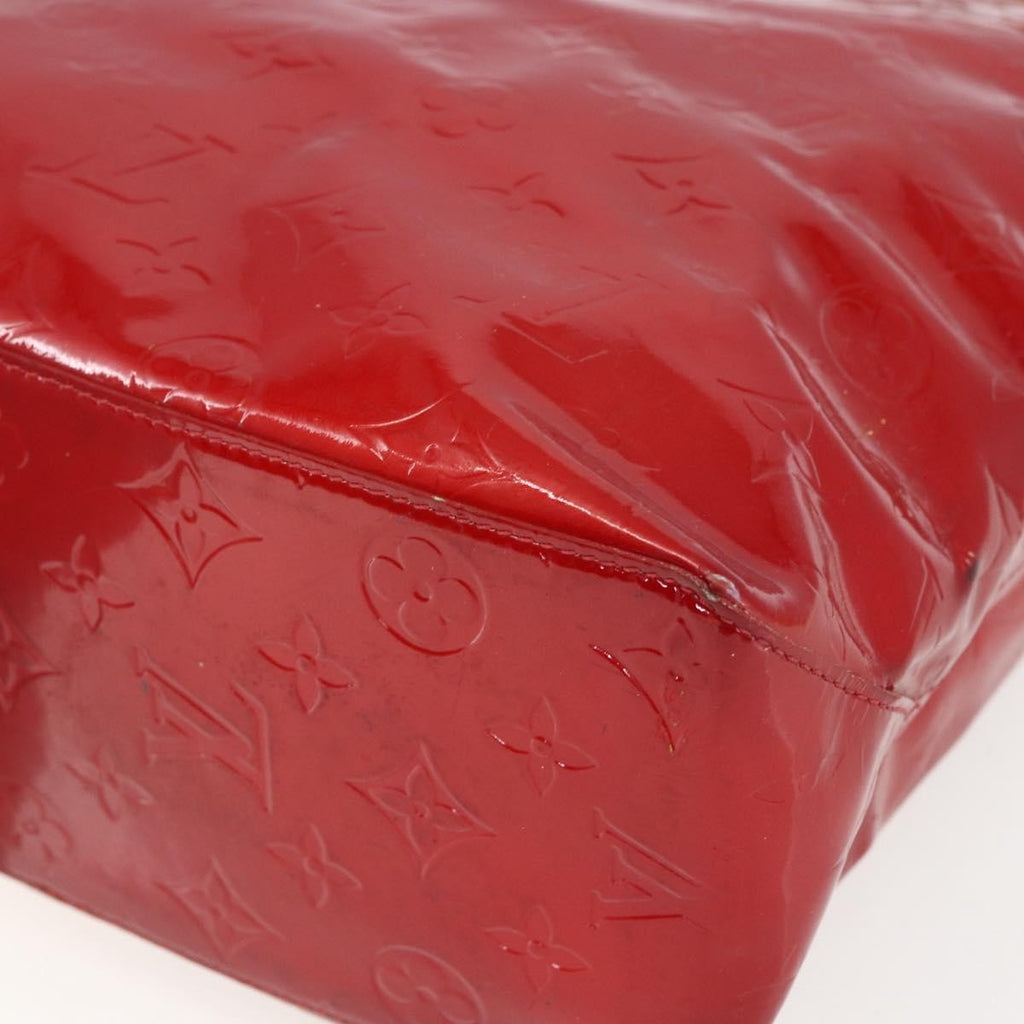 Louis Vuitton Reade Handbag Monogram Vernis Red Patent_Leather Handbag (Pre-Owned)