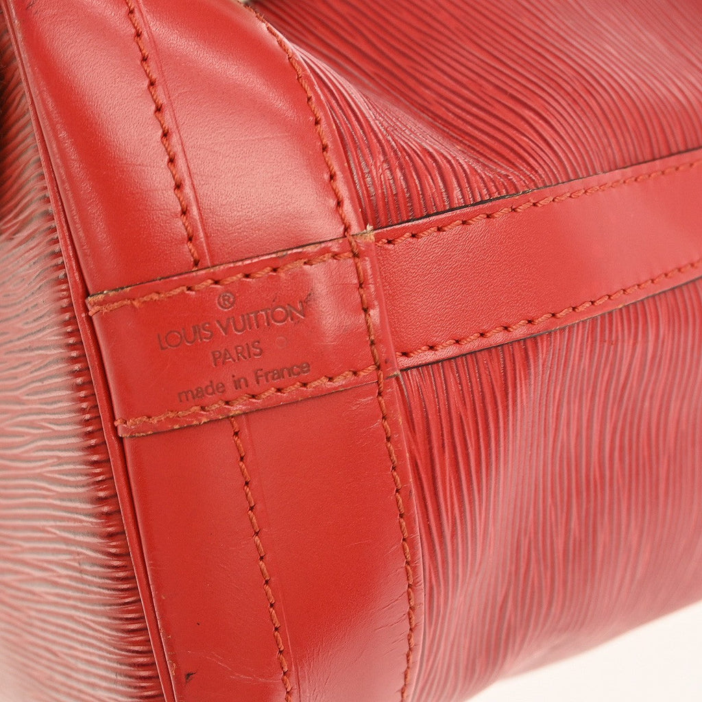 Louis Vuitton Noe Handbag Epi Leather Red Leather Shoulder Bag Bag (Pre-Owned)