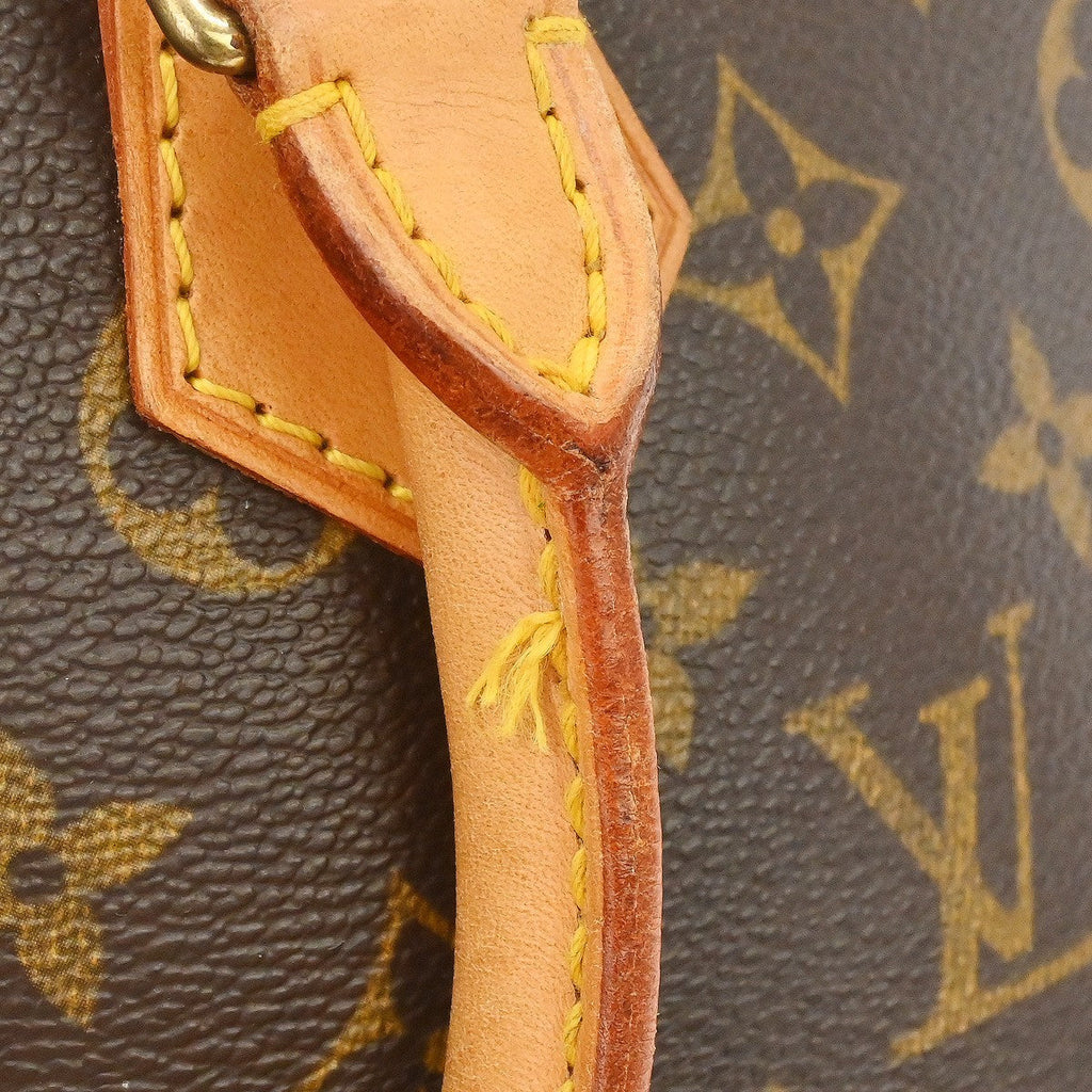 Louis Vuitton Alma Handbag Monogram Canvas Brown Canvas Handbag (Pre-Owned)