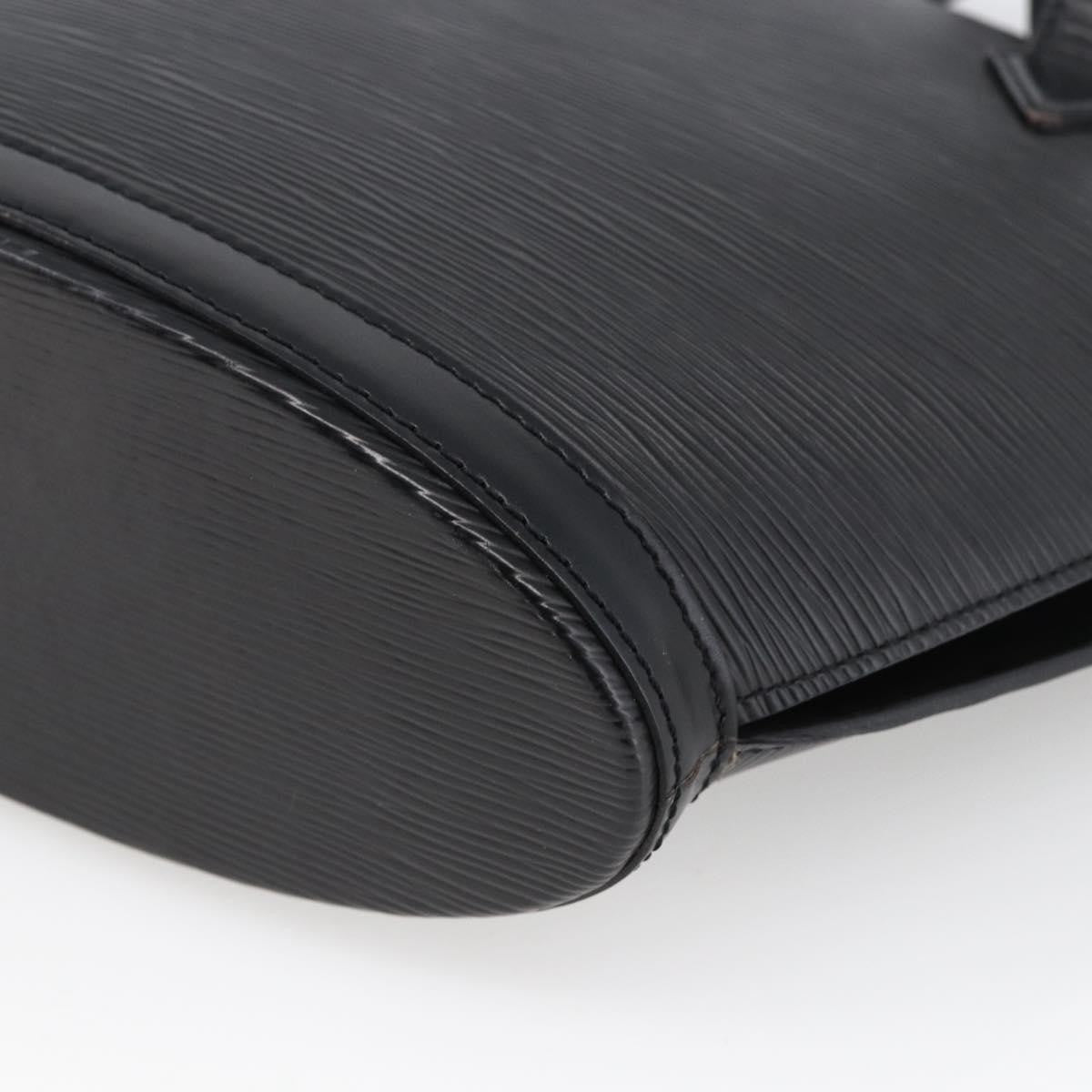 Louis Vuitton Saint Jacques Nm Handbag Epi Leather Black Leather Handbag (Pre-Owned)