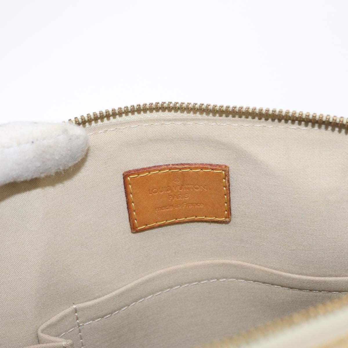 Louis Vuitton Alma Handbag Patent Leather Beige Patent_Leather Handbag (Pre-Owned)