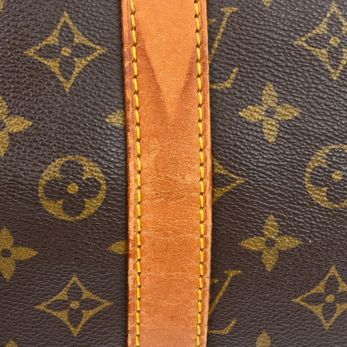 Louis Vuitton Keepall Bag Monogram Canvas Brown Canvas Travel Bag Bag (Pre-Owned)