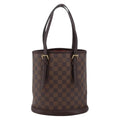 Louis Vuitton Marais Bucket Bag Damier Brown Canvas Shoulder Bag Bag (Pre-Owned)