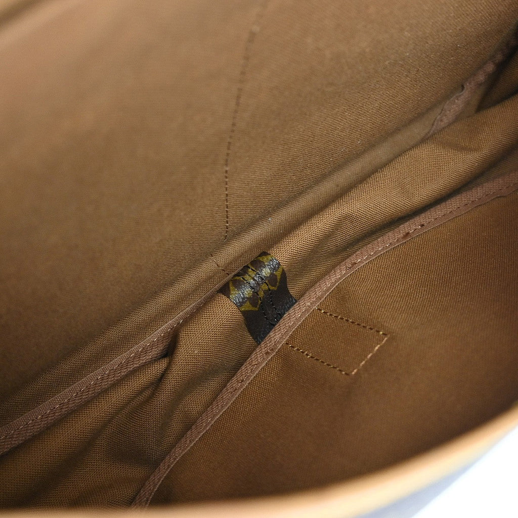 Louis Vuitton Saumur Handbag Monogram Canvas Brown Canvas Shoulder Bag Bag (Pre-Owned)
