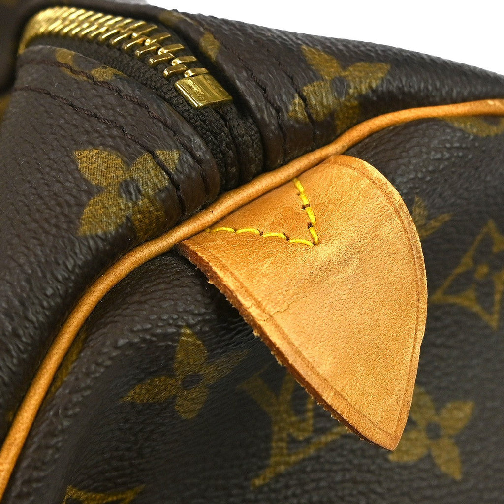 Louis Vuitton Keepall Bag Monogram Canvas Brown Canvas Travel Bag Bag (Pre-Owned)