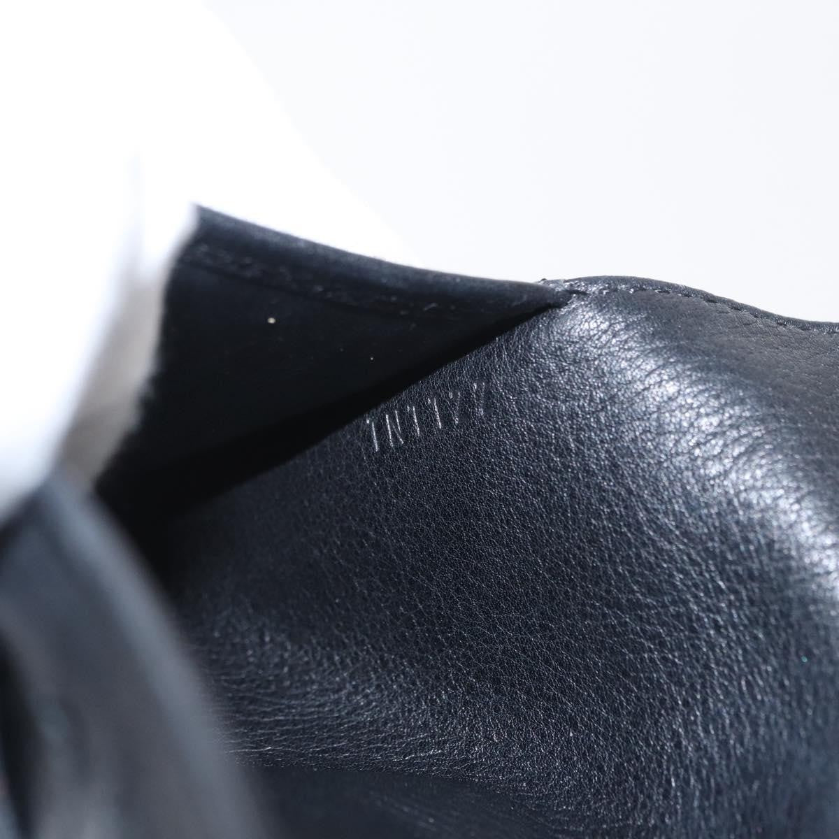 Louis Vuitton Amelia Wallet Mahina Leather Black Leather Wallets Accessory (Pre-Owned)