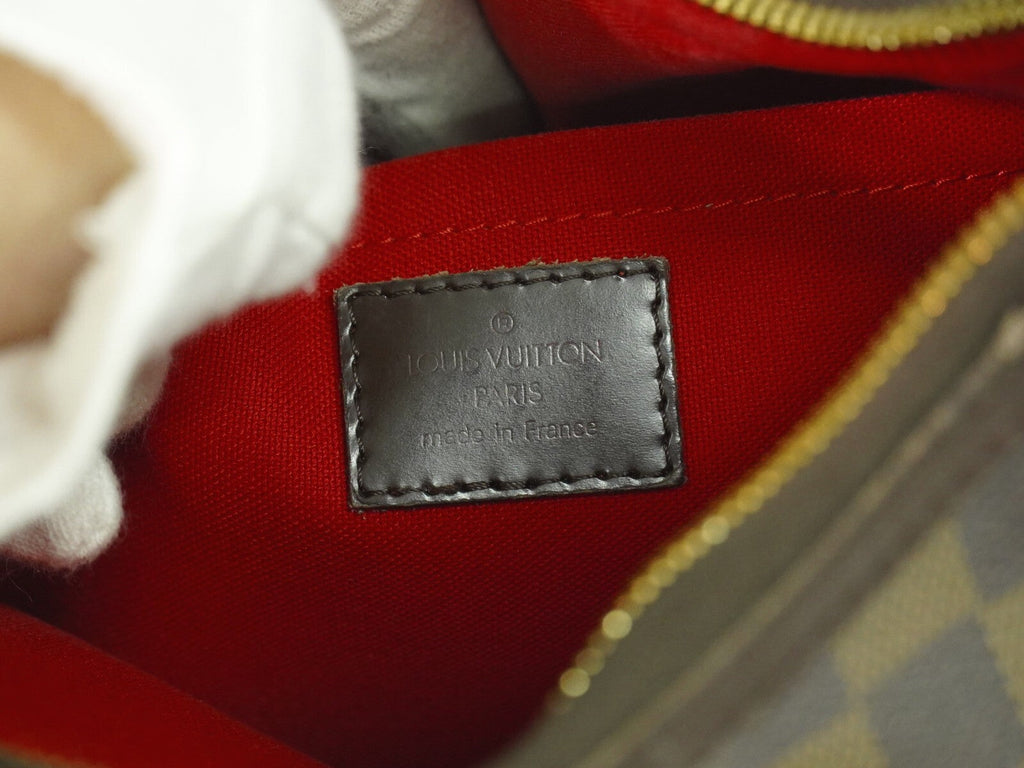 Louis Vuitton Thames Handbag Damier Brown Canvas Bag (Pre-Owned)