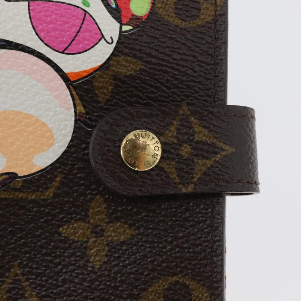 Louis Vuitton Agenda Cover Monogram Panda Brown Canvas Wallets Accessory (Pre-Owned)