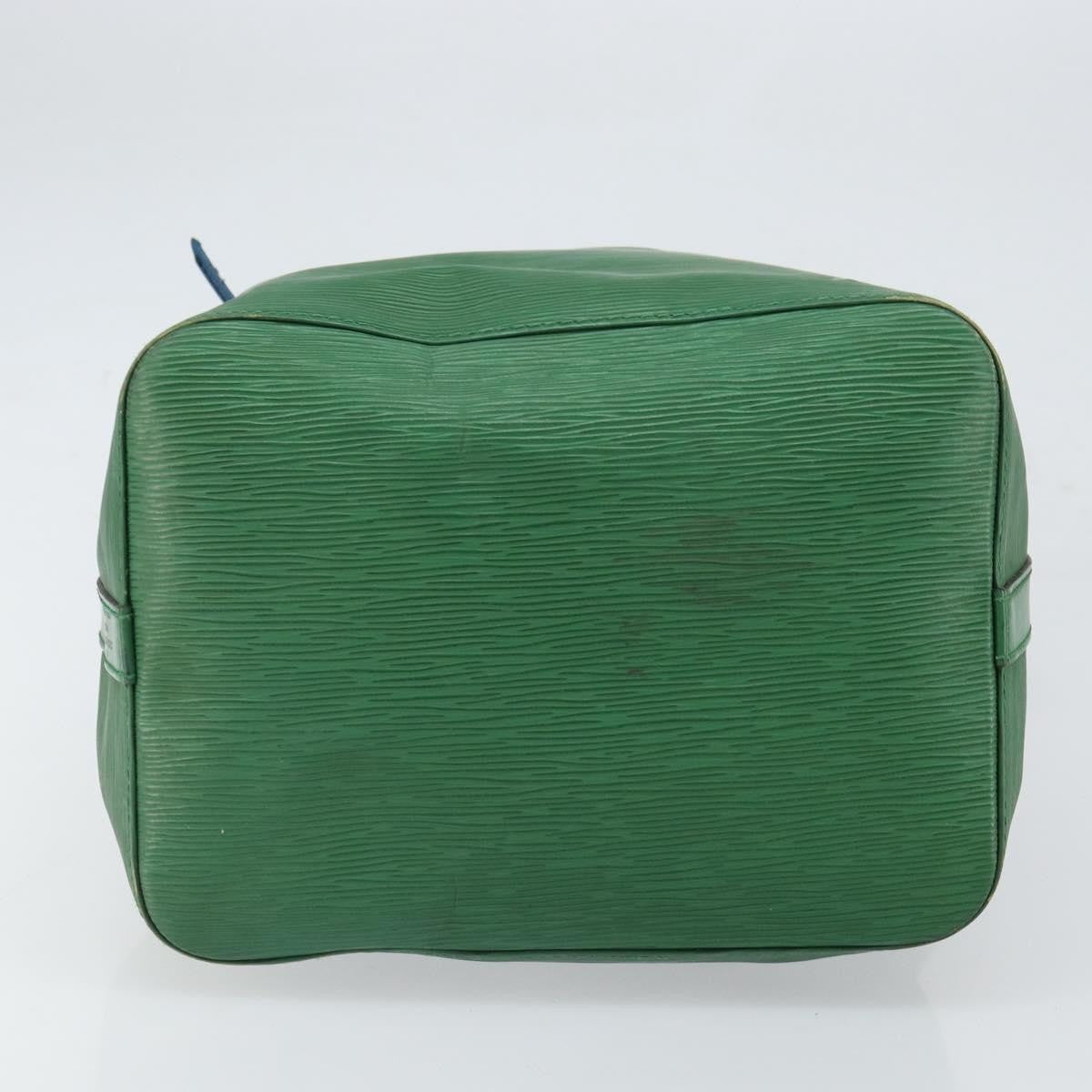 Louis Vuitton Petit Noe Handbag Epi Leather Green Leather Shoulder Bag Bag (Pre-Owned)