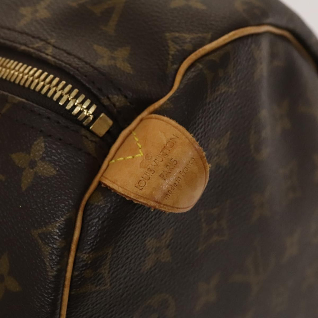 Louis Vuitton Keepall Bag Monogram Canvas Brown Canvas Travel Bag Bag (Pre-Owned)