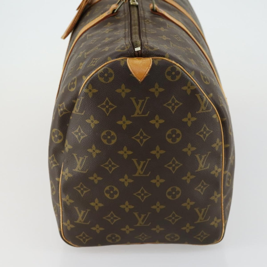 Louis Vuitton Keepall Bag Monogram Canvas Brown Canvas Travel Bag Bag (Pre-Owned)