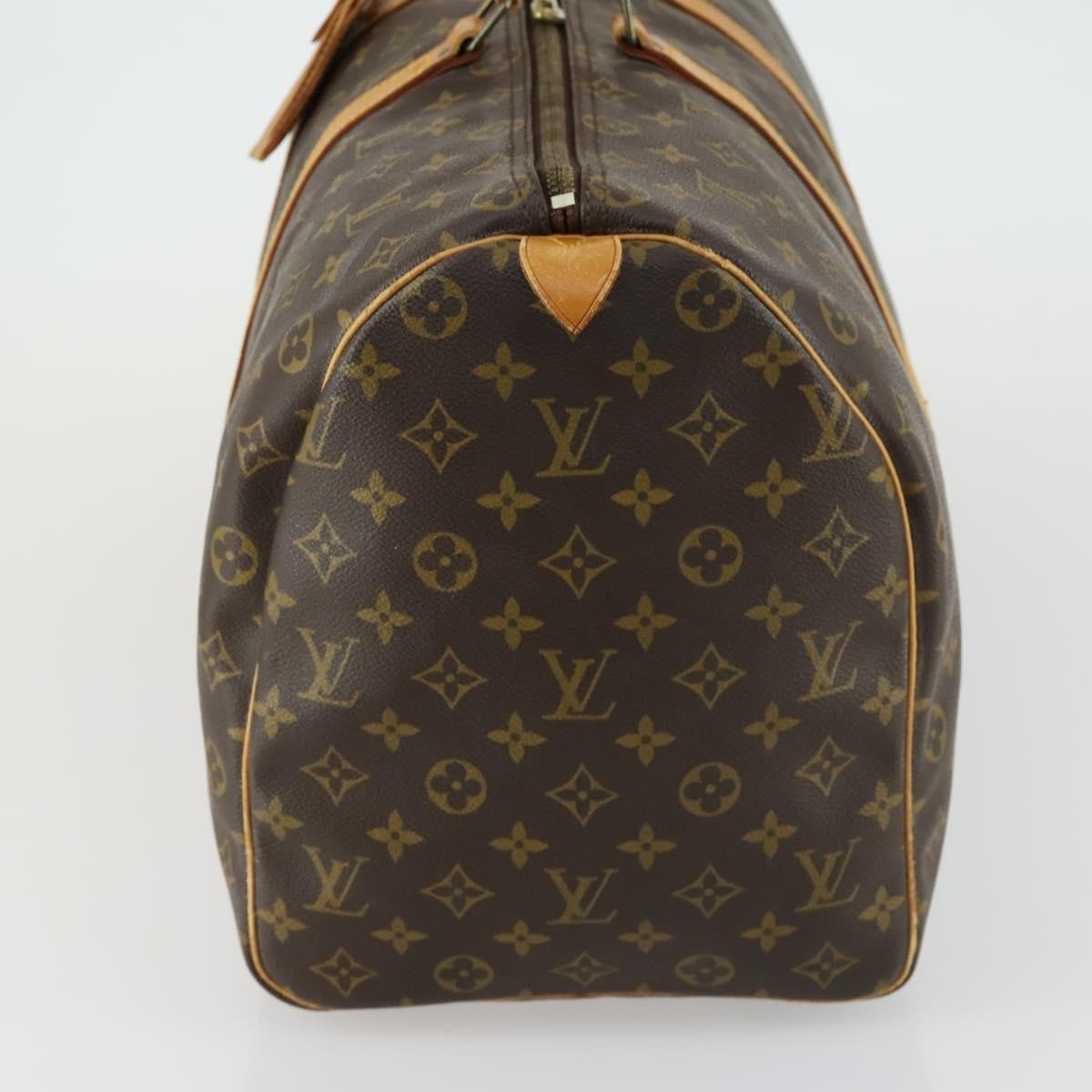 Louis Vuitton Keepall Bag Monogram Canvas Brown Canvas Travel Bag Bag (Pre-Owned)