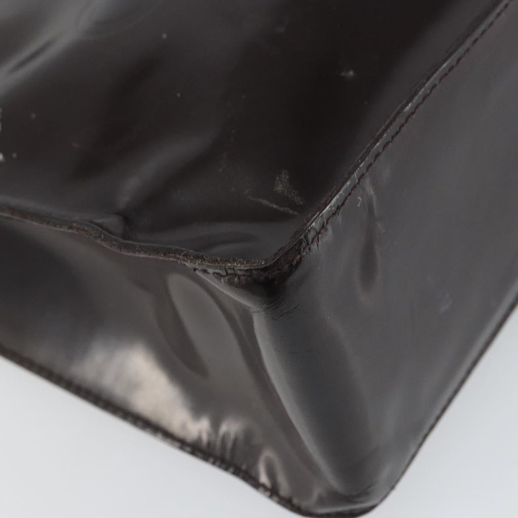 Chanel Vintage Tote Patent Leather Brown Patent_Leather Tote Bag Bag (Pre-Owned)