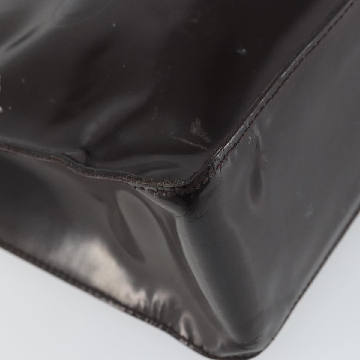 Chanel Vintage Tote Patent Leather Brown Patent_Leather Tote Bag Bag (Pre-Owned)