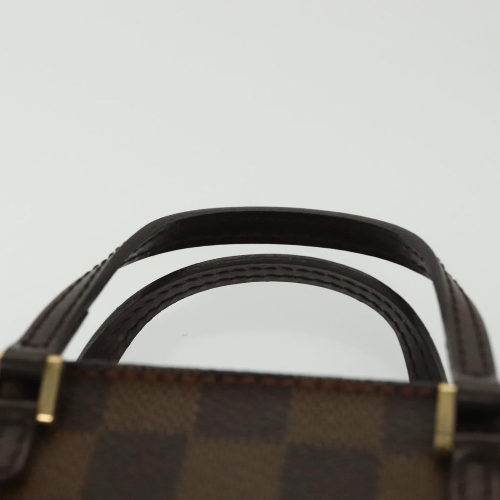 Louis Vuitton Manosque Pochette Damier Brown Canvas Clutche & Pouche Bag (Pre-Owned)