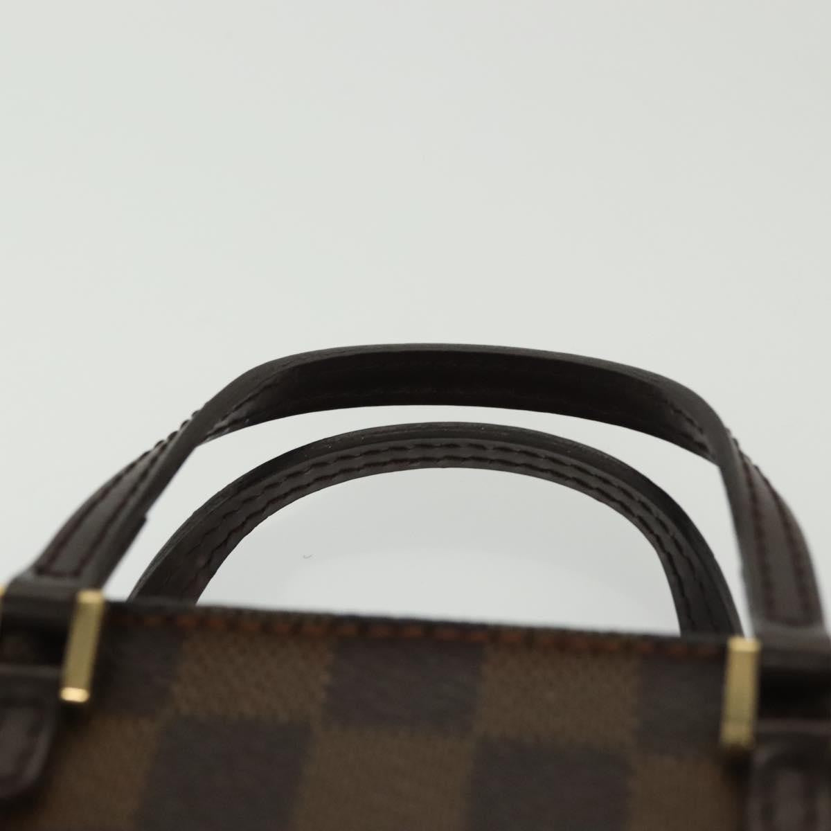 Louis Vuitton Manosque Pochette Damier Brown Canvas Clutche & Pouche Bag (Pre-Owned)