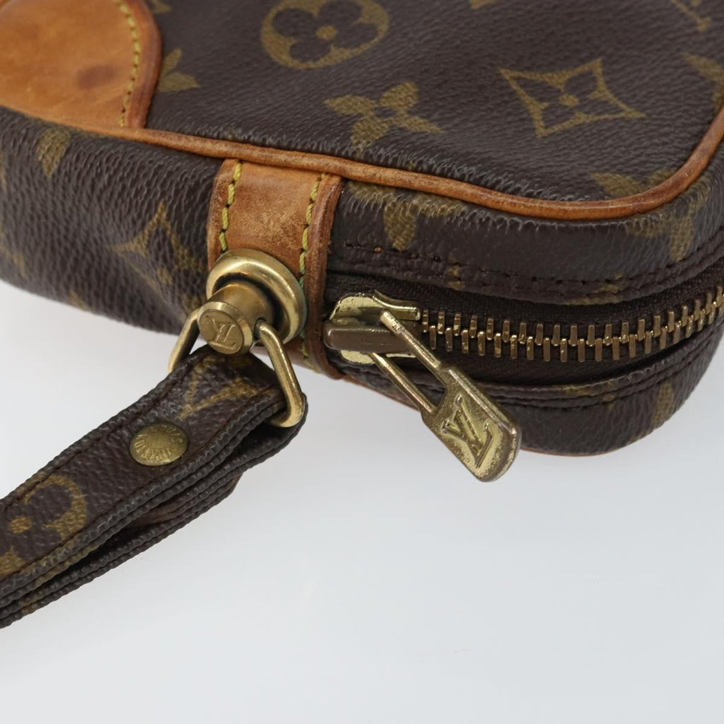 Louis Vuitton Marly Dragonne Clutch Monogram Canvas Brown Canvas Clutche & Pouche Bag (Pre-Owned)