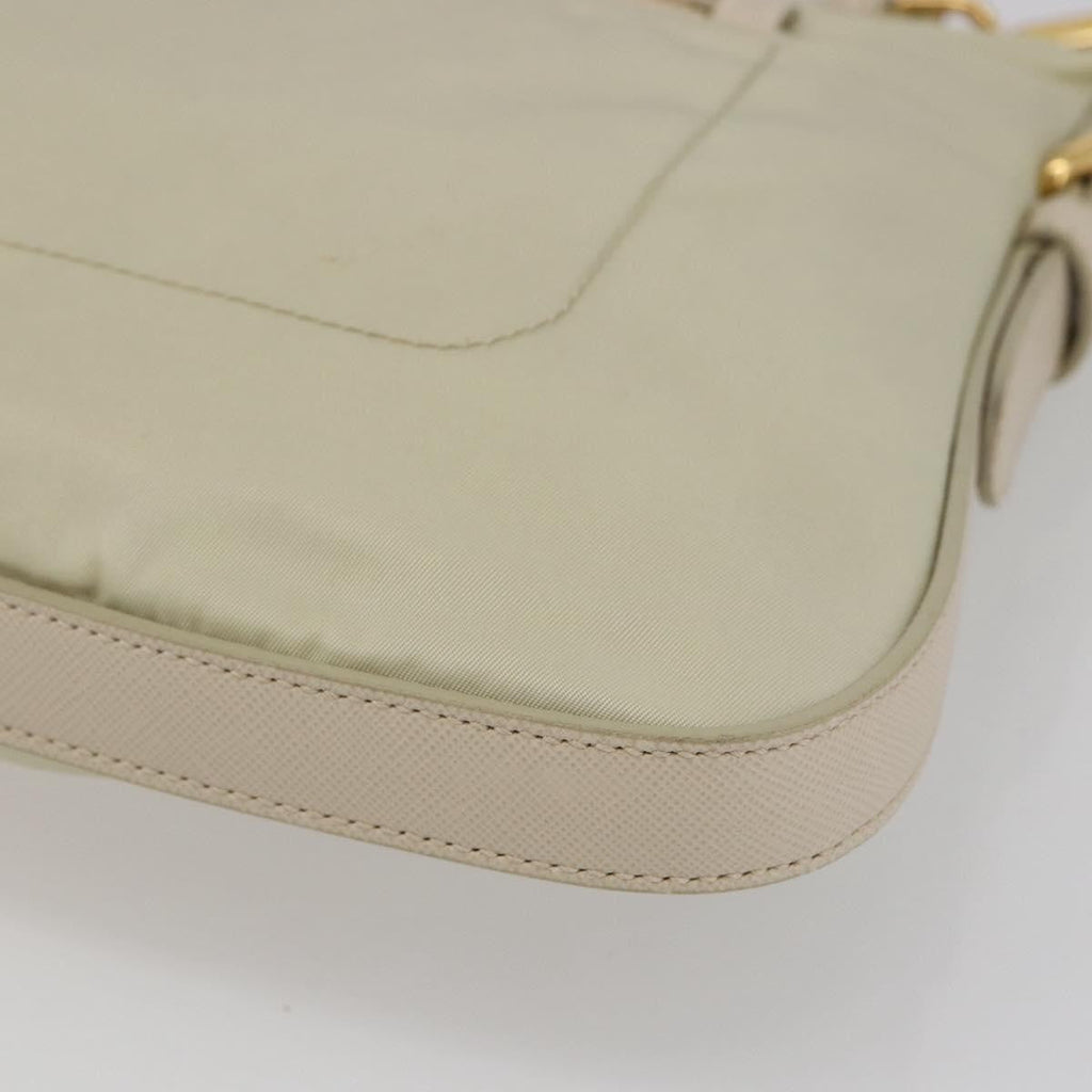 Prada Re-Edition 2005 Shoulder Bag Tessuto Beige Nylon Shoulder Bag Bag (Pre-Owned)